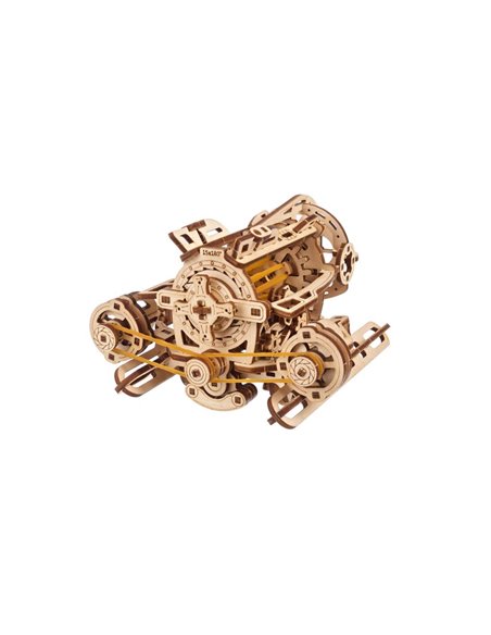UGEARS Modèles Mécaniques: MINI STEAMPUNK SOUS-MARIN 14x9x12,8cm, 200 pièces