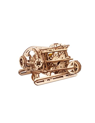 UGEARS Modèles Mécaniques: MINI STEAMPUNK SOUS-MARIN 14x9x12,8cm, 200 pièces