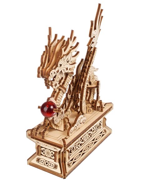 UGEARS Modèles Mécaniques: DRAGON de BOIS 14,5x18,1x5,2cm, 141 pièces