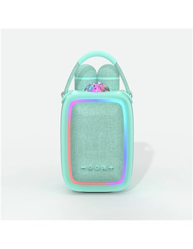 Enceinte Karaoké Singy Party Bleu turquoise Mobility on Board
