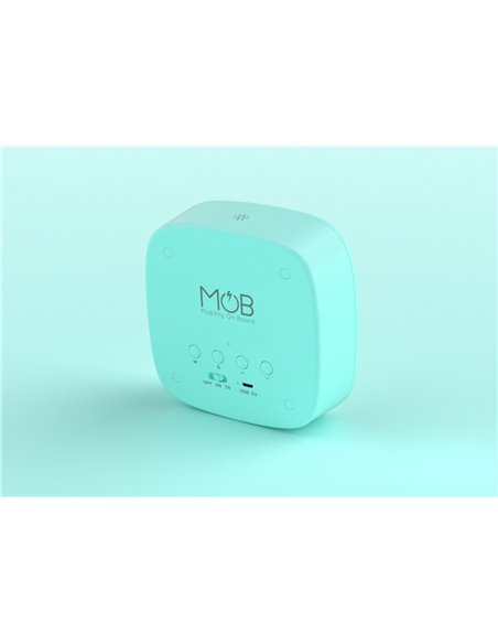 Réveil veilleuse Billy - Turquoise - Mob