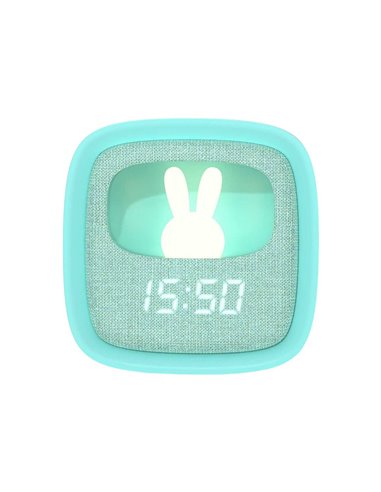 Réveil veilleuse Billy - Turquoise - Mob