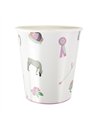 GOBELETS FESTONNES 200ML CHEVAL X 8