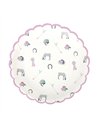 ASSIETTES FESTONNEES 23CM CHEVAL X 8