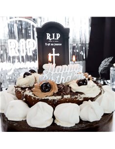 BOUGIE HAPPY BIRTHDAY ARGENTEE 2