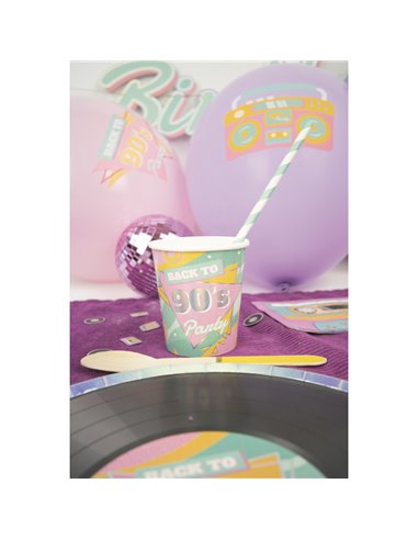 GOBELETS 90'S PARTY X 8