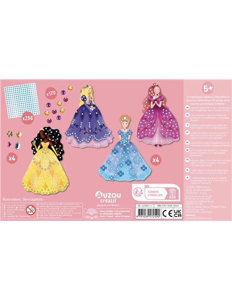 MA POCHETTE D'ARTISTE - PRINCESSES ENCHANTÉES - Auzou