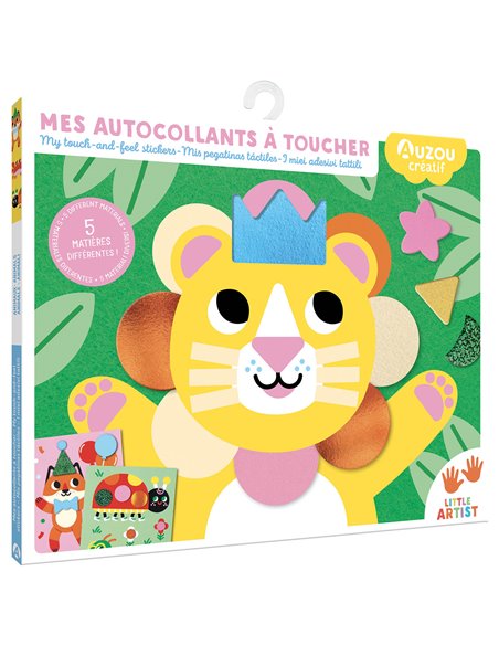 MA POCHETTE D'ARTISTE - MES AUTOCOLLANTS À TOUCHER - Auzou