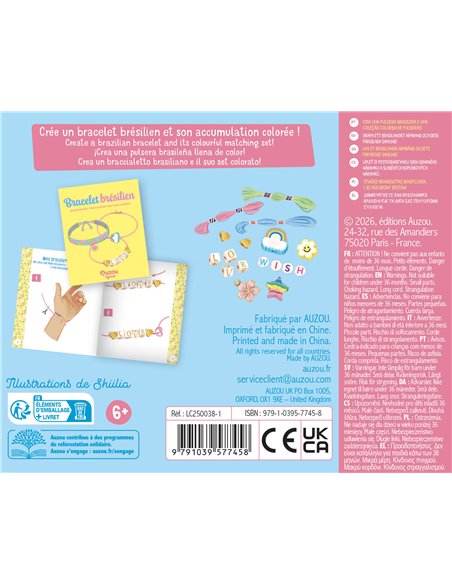 MON SUPERBE BIJOU - BRACELET BRÉSILIEN - Auzou