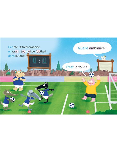 MES LECTURES DU CP AVEC LOUP - LE TOURNOI DE FOOT - Auzou