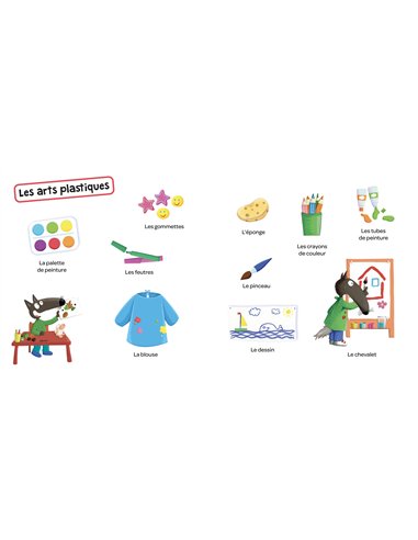 P'TIT LOUP - MES 100 MOTS DE L'ÉCOLE - Auzou