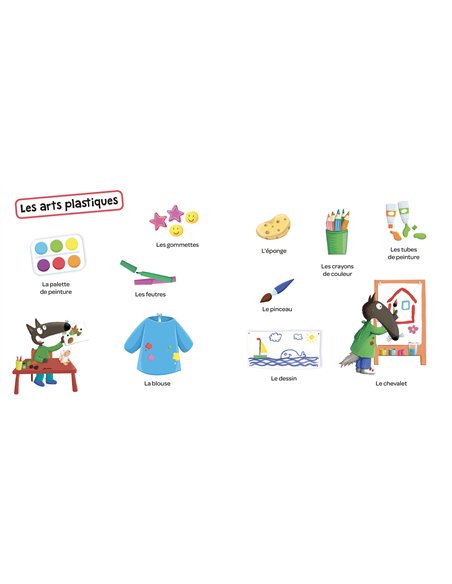 P'TIT LOUP - MES 100 MOTS DE L'ÉCOLE - Auzou