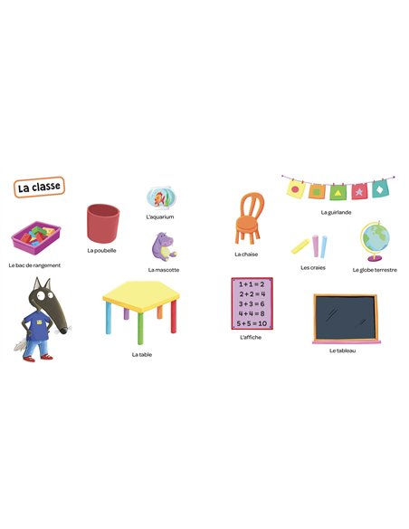 P'TIT LOUP - MES 100 MOTS DE L'ÉCOLE - Auzou