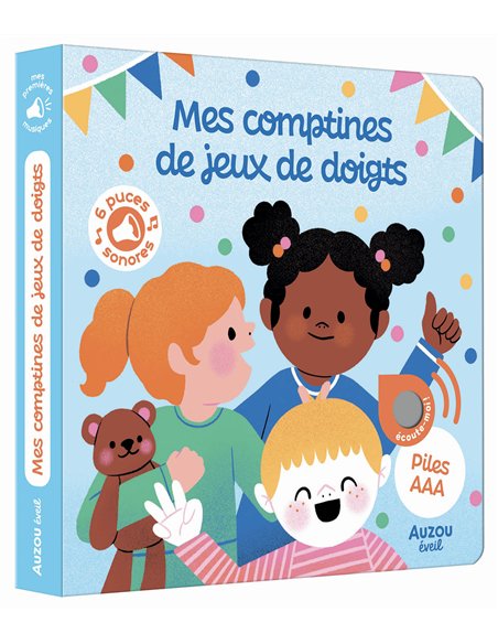 MES PREMIERS SONORES - MES COMPTINES DE JEUX DE DOIGTS - Auzou