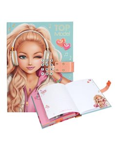 TOPModel Journal intime avec code secret et son MUSIQUE