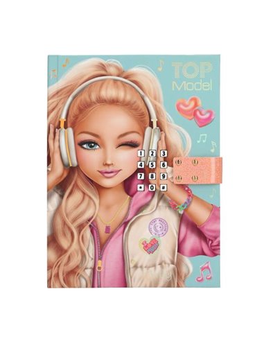 TOPModel Journal intime avec code secret et son MUSIQUE