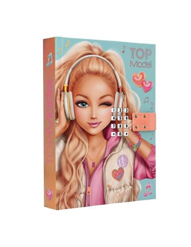 TOPModel Journal intime avec code secret et son MUSIQUE