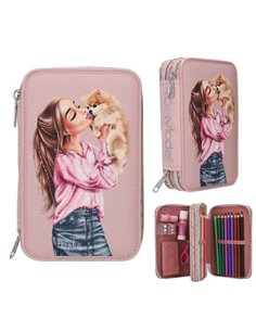 TOPModel trousse 2 compartiments DOTS