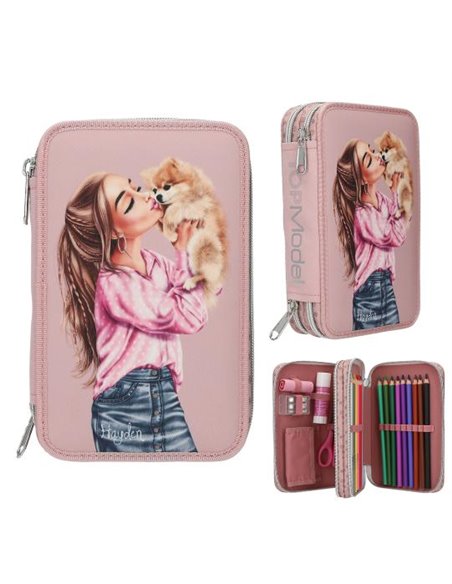 TOPModel trousse 2 compartiments DOTS