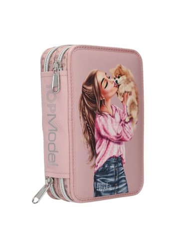 TOPModel trousse 2 compartiments DOTS