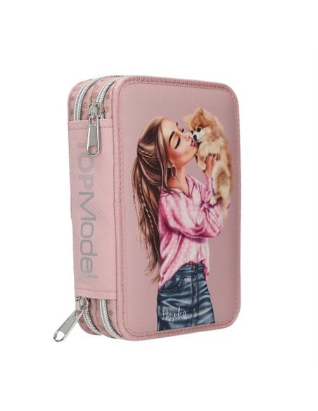 TOPModel trousse 2 compartiments DOTS