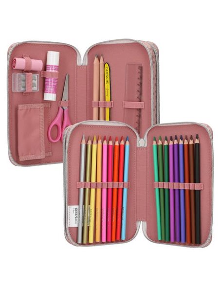 TOPModel trousse 2 compartiments DOTS