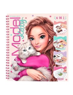 Album à colorier Create Your TOPModel Kitty 2