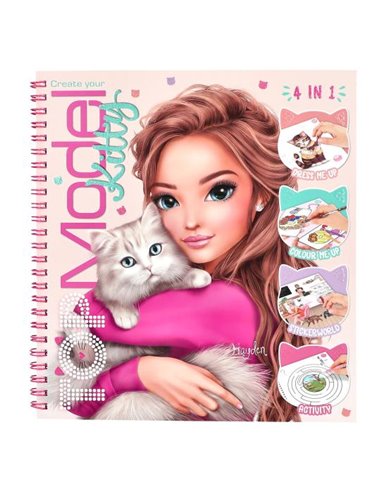 Album à colorier Create Your TOPModel Kitty