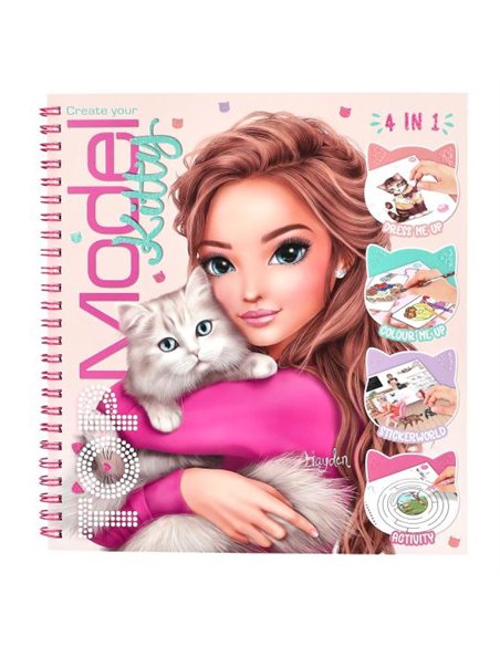 Album à colorier Create Your TOPModel Kitty