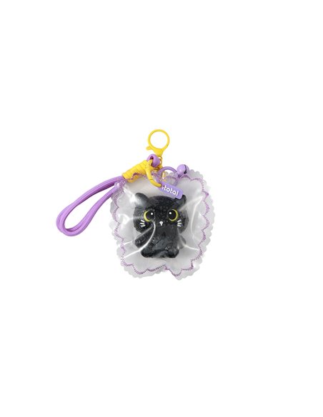 Porte-clés JellyPop chat noir - itotal