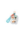 Porte-clés JellyPop chat blanc et orange - itotal