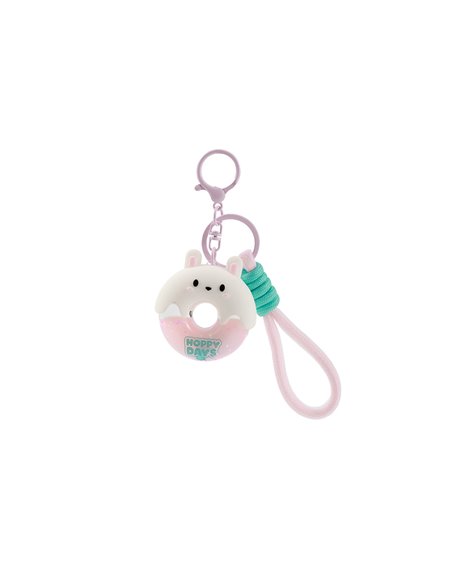 Porte-clés Donut lapin - Itotal