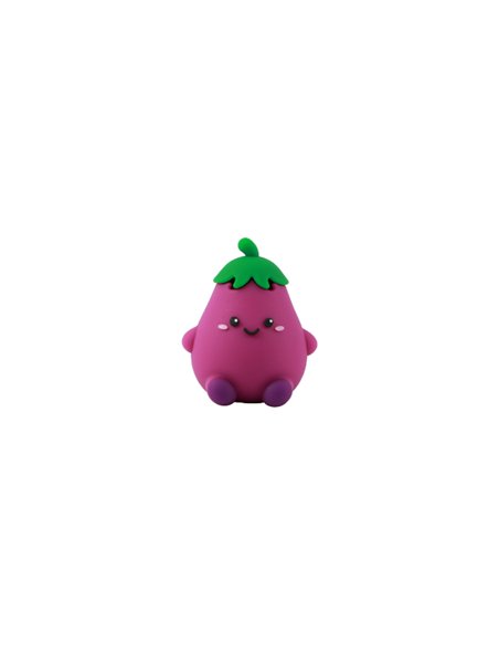 Gomme 3D FRESH MARKET - ELLIE l'aubergine - itotal