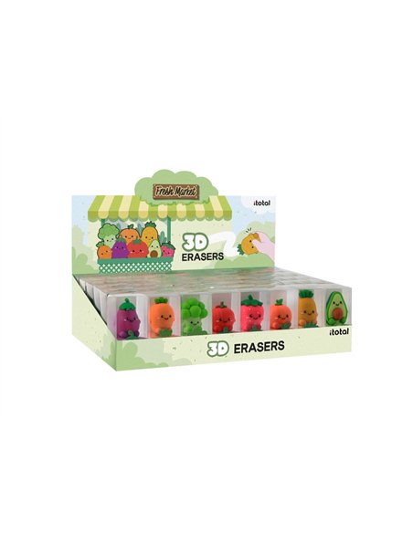 Gomme 3D FRESH MARKET - AVA l'avocat - itotal