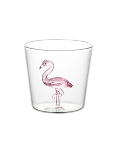 Verre flamant rose - itotal