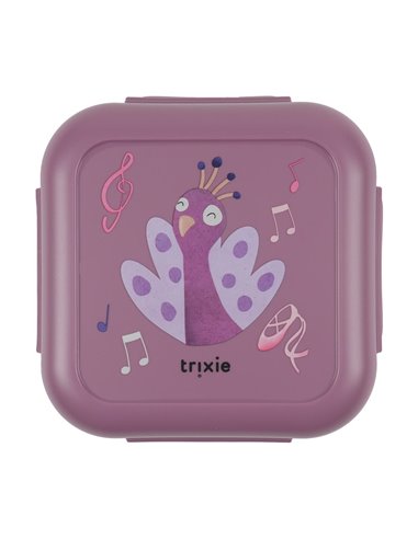 Boîtes à goûter avec clips - Ballerina Mrs.Peacock - Trixie