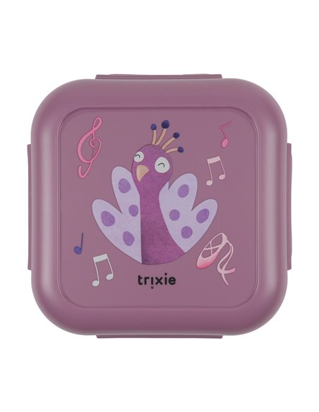 Boîtes à goûter avec clips - Ballerina Mrs.Peacock - Trixie