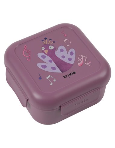 Boîtes à goûter avec clips - Ballerina Mrs.Peacock - Trixie