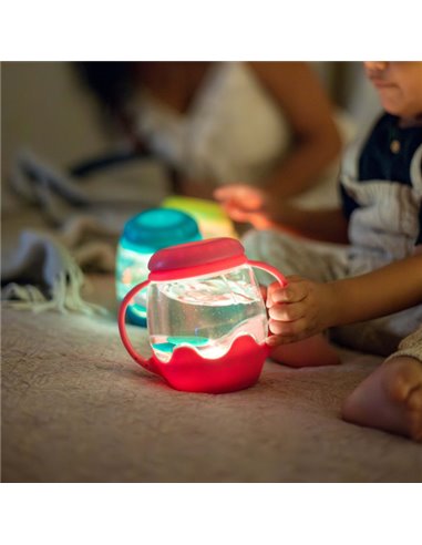 Mini jar sensorielle rose - Glo Pals