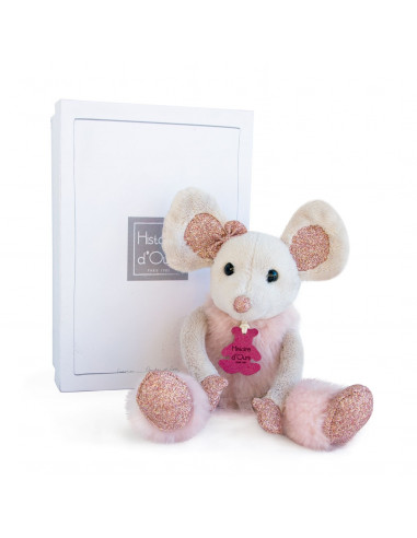 Doudou souris étoile 25 cm