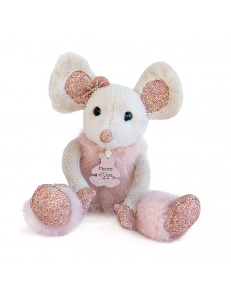 Doudou souris étoile 25 cm