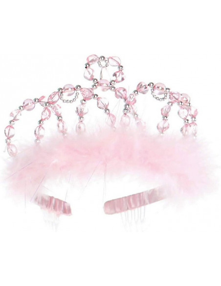 Diadème de princesse, rose/argent