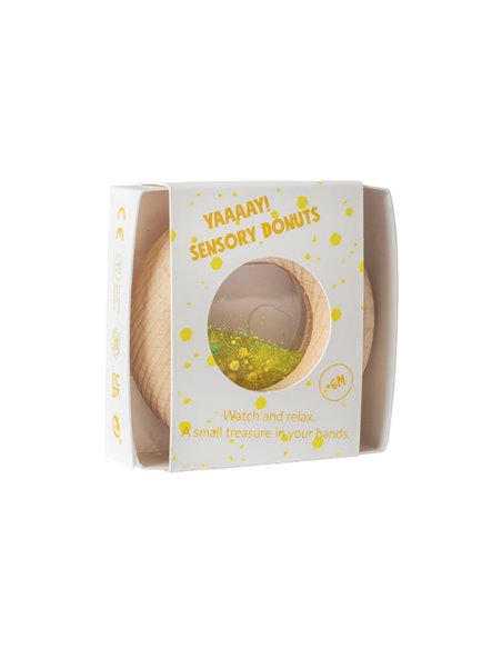 Donut sensoriel - CALM DONUT YELLOW - Petit Boum