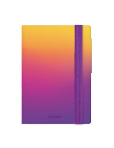 Agenda 2026/2027 Semainier 16 Mois - Sunset Vibes - Small Avec Section pour Notes - Legami