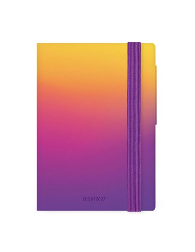 Agenda 2026/2027 Semainier 16 Mois - Sunset Vibes - Small Avec Section pour Notes - Legami