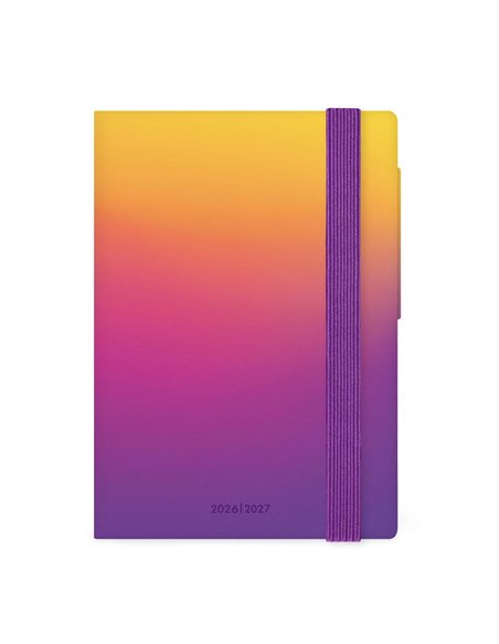 Agenda 2026/2027 Semainier 16 Mois - Sunset Vibes - Small Avec Section pour Notes - Legami