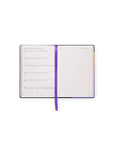 Agenda 2026/2027 Semainier 16 Mois - Sunset Vibes - Small Avec Section pour Notes - Legami