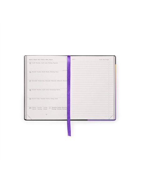 Agenda 2026/2027 Semainier 16 Mois - Sunset Vibes - Small Avec Section pour Notes - Legami