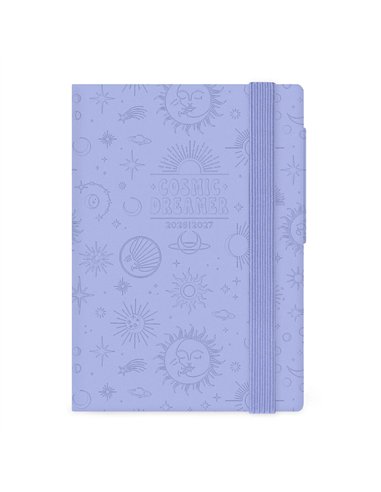 Agenda 2026/2027 Semainier 16 Mois - Cosmic Lilac - Small Avec Section pour Notes - Legami