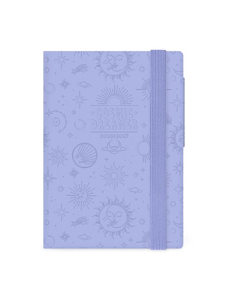 Agenda 2026/2027 Semainier 16 Mois - Cosmic Lilac - Small Avec Section pour Notes - Legami